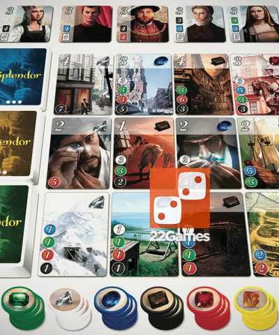 Игра "Роскошь (Splendor)" – доставка в 100+ стран – «22Games» Магазин ...